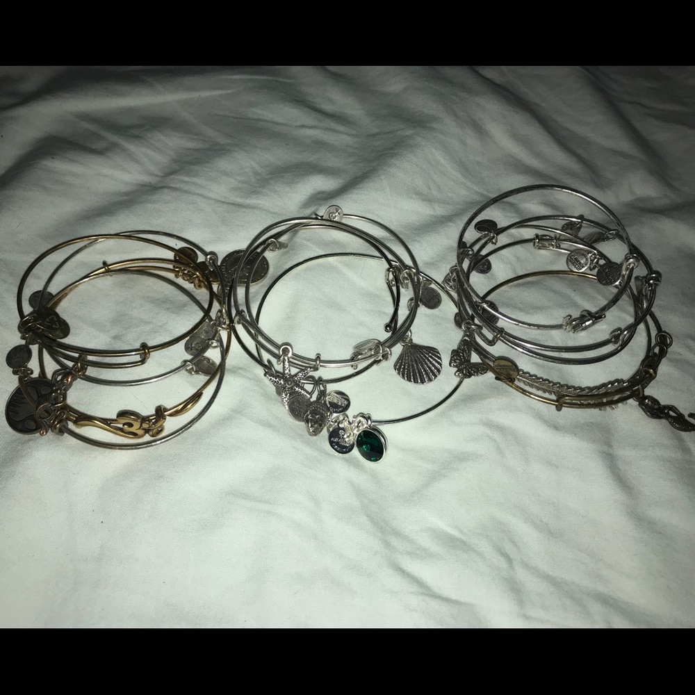 SET OF 12 ALEX + ANI BRACELETS